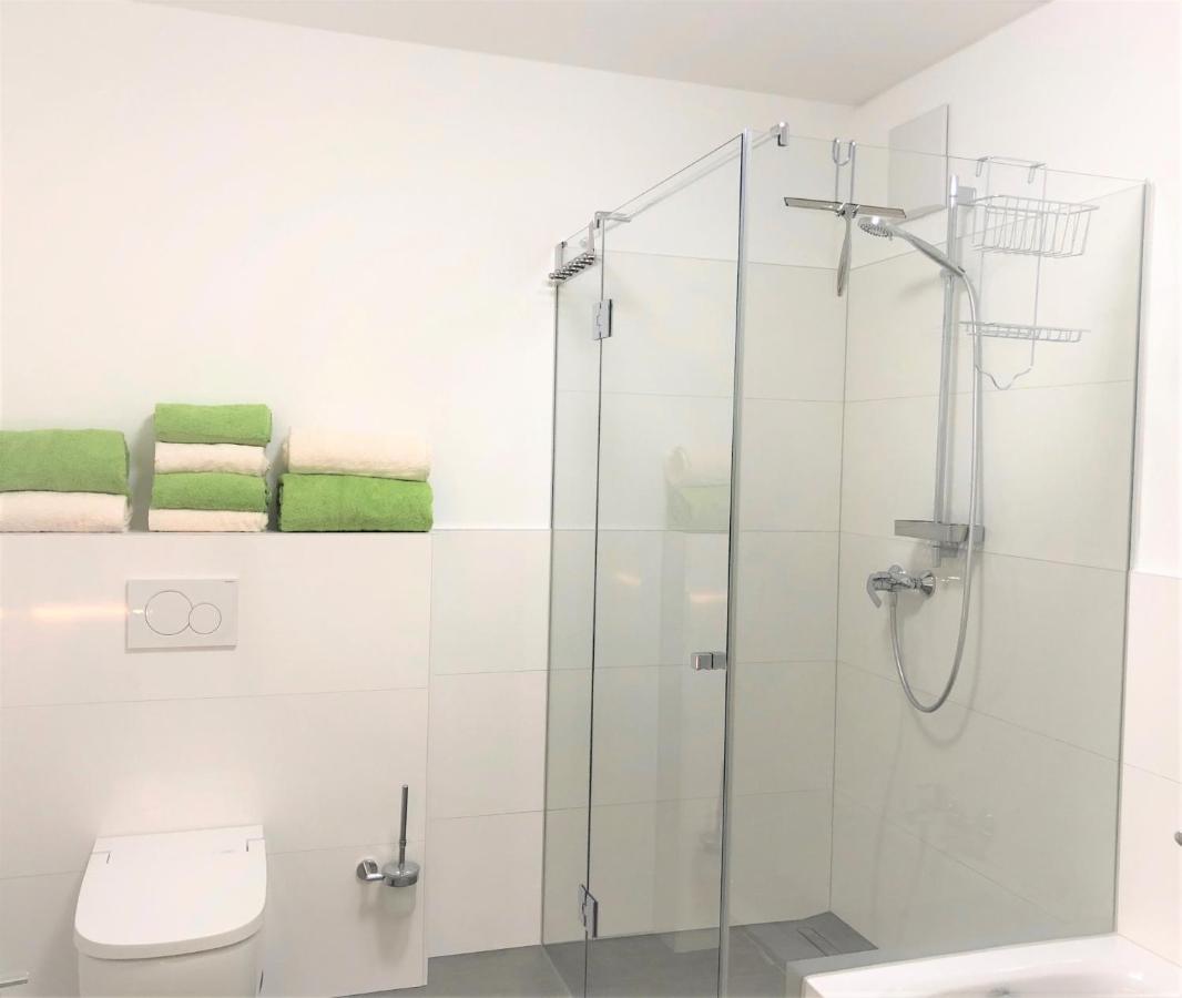 Panorama Penthouse Apartment Mit Klima Und Whirlpool Fuer Bis Zu 6 Personen Frankenthal  Luaran gambar