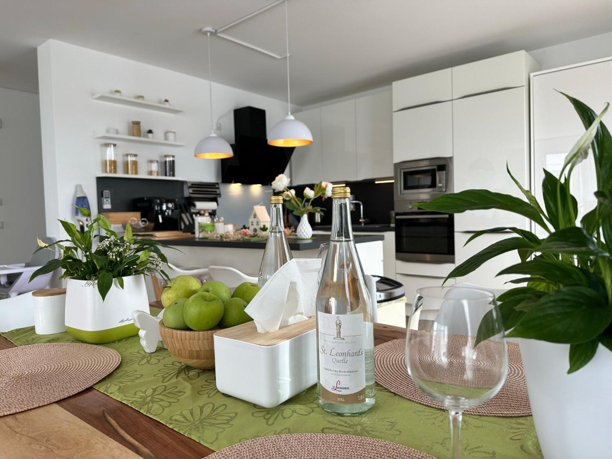 Panorama Penthouse Apartment Mit Klima Und Whirlpool Fuer Bis Zu 6 Personen Frankenthal  Luaran gambar